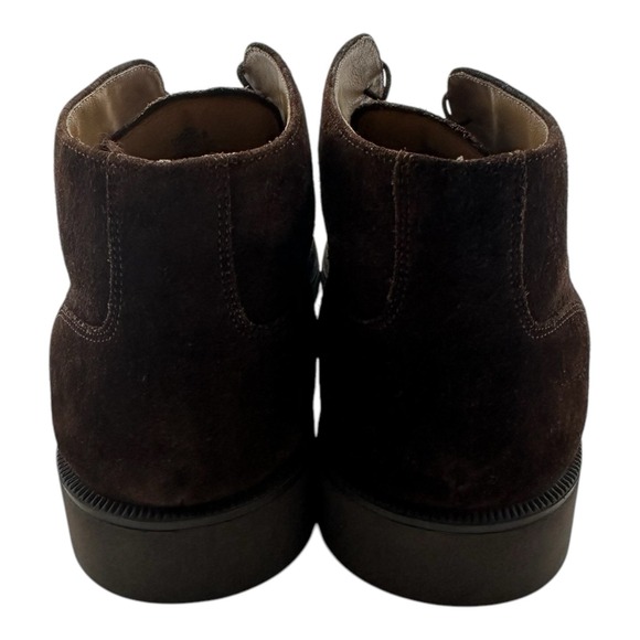 Marks & Spencer Airflex Boots Mens US 9 UK 8.5 Brown Suede Leather Ankle Chelsea main image 6